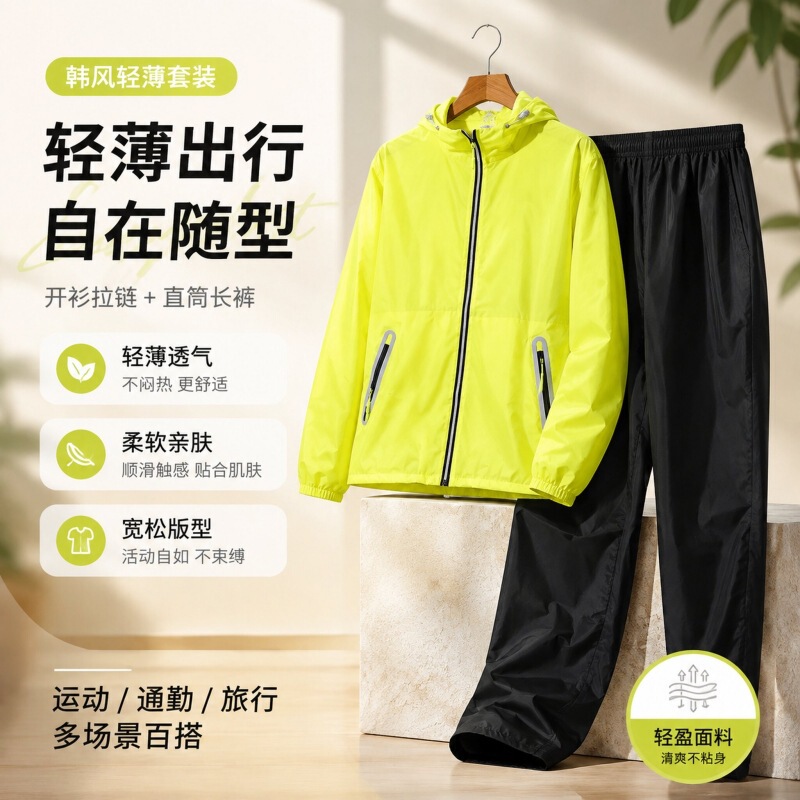 Ultra-thin raincoat and rain pants set, separate raincoat for men and women, full-body protection against heavy rain, outdoor raincoat specifically for riders Ultra-thin raincoat and rain pants set, separate raincoat for men and women, full-body protection against heavy rain, outdoor raincoat specifically for riders