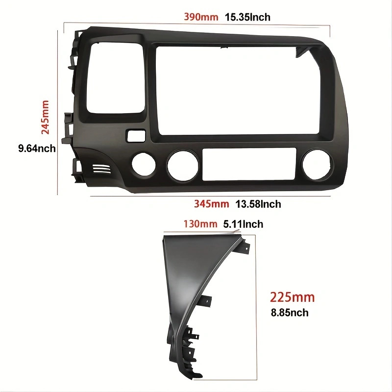 (2개) 혼다 06-11 구형 시빅 차량 탑재형 스마트 GPS 내비게이션 일체형 10인치 안드로이드 대형 화면이 적합합니다.