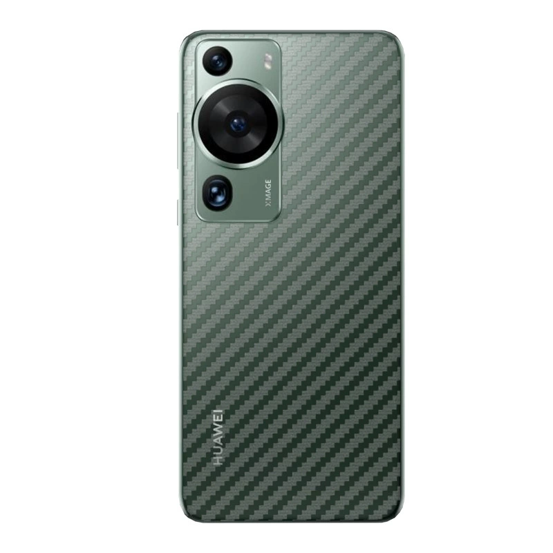Защитная плёнка задняя (Huawei) Mate/P серия — текстура карбонового волокна, варианты плёнки без защиты и без покрытия