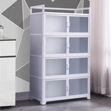 铝合金碗柜厨房橱柜收纳柜家用储物柜多功能经济型置物柜简易橱柜