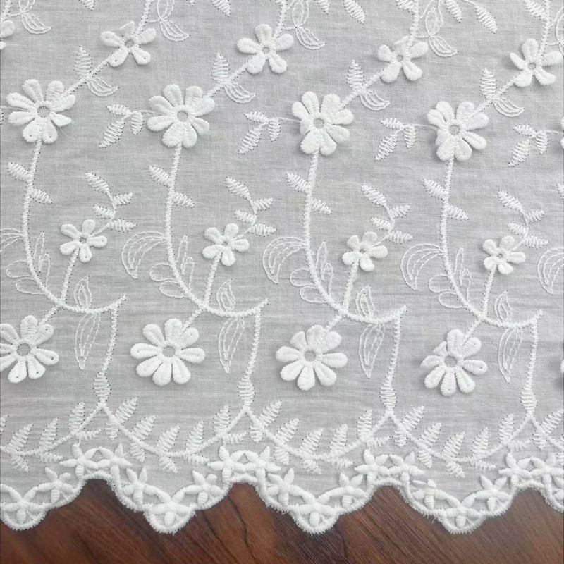 Directly Supplied from the Manufacturer, Cotton Fabric with Small Floral 3D Embroidery, Cotton Fabric Embroidery Materials for Girls' Dresses, Shoes, and Hats Directly Supplied from the Manufacturer, Cotton Fabric with Small Floral 3D Embroidery, Cotton Fabric Embroidery Materials for Girls' Dresses, Shoes, and Hats