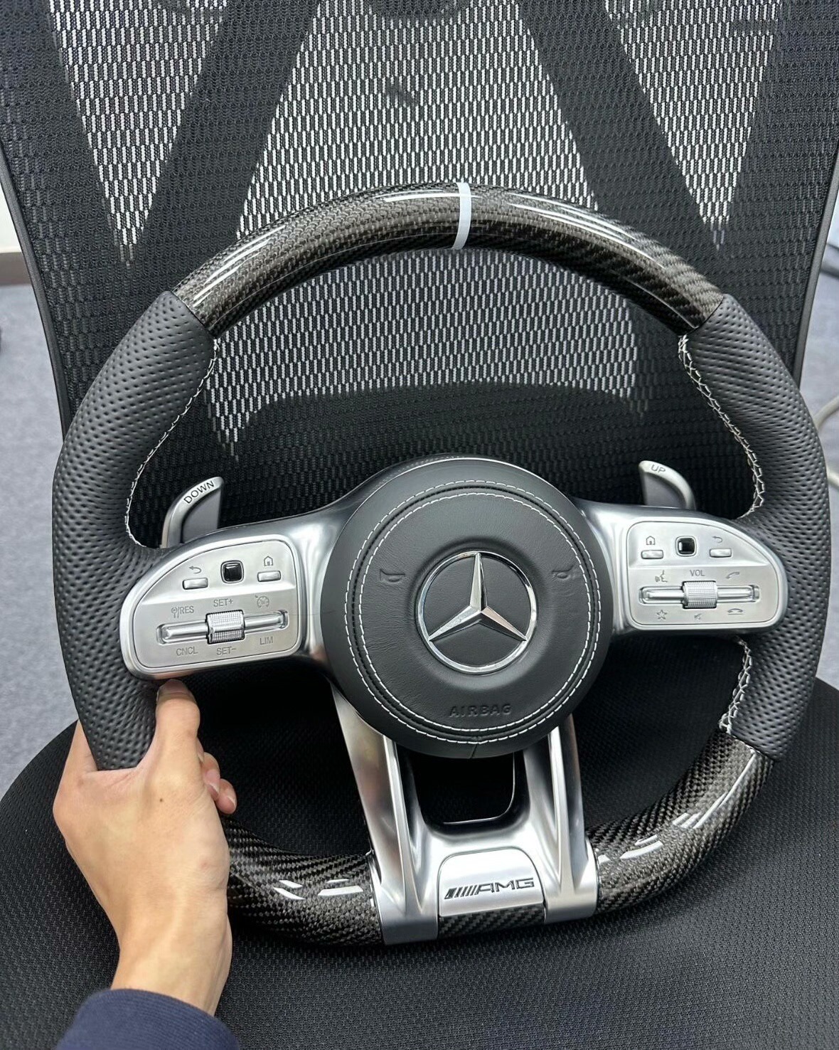 Mercedes-Benz steering wheel 809CLA C-Class E-Class S-Class ML old model upgraded to new model steering wheel C200 E300 AMG
