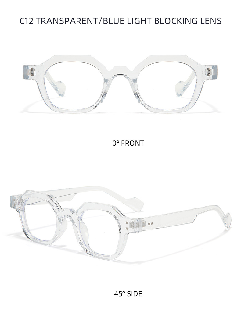 50g Weight Full Frame Glasses Structure Sunglasses Classification PC, UV400 Protection Lens Material Polygon Glasses Style Travel, Street Occasion Solid Color Pattern Unisex Gender Simple Style, Streetwear Style Grey, Black Color Simple Style Streetwear Solid Color PC UV400 Protection Polygon Full Frame Men's Sunglasses 16