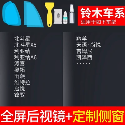 Rearview mirror rainproof sticker | Window Waterproof Film, Rainy Day - rearview-mirror-customized-side-window-suzuki-exclusive-free-tools-remarks-model-year