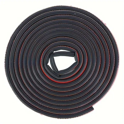 Car Door Soundproof Sealing Strip, Full Car Door Edge Rubber Strip, Car Door Gap Dustproof and Noise Reduction Strip, Car Noise Reduction Strip (Vehicle Sealing Strip) - 5-holes-51m-plates