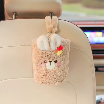 car interior accessory, Car storage bag/box - little-rabbit-hanging-trash-can