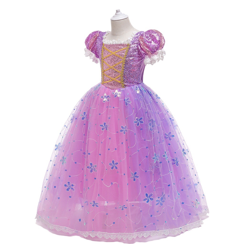 Vestido de princesa de pelo largo vestido de rendimiento Sophie vestido de niña Cosplay vestido de fiesta de Halloween