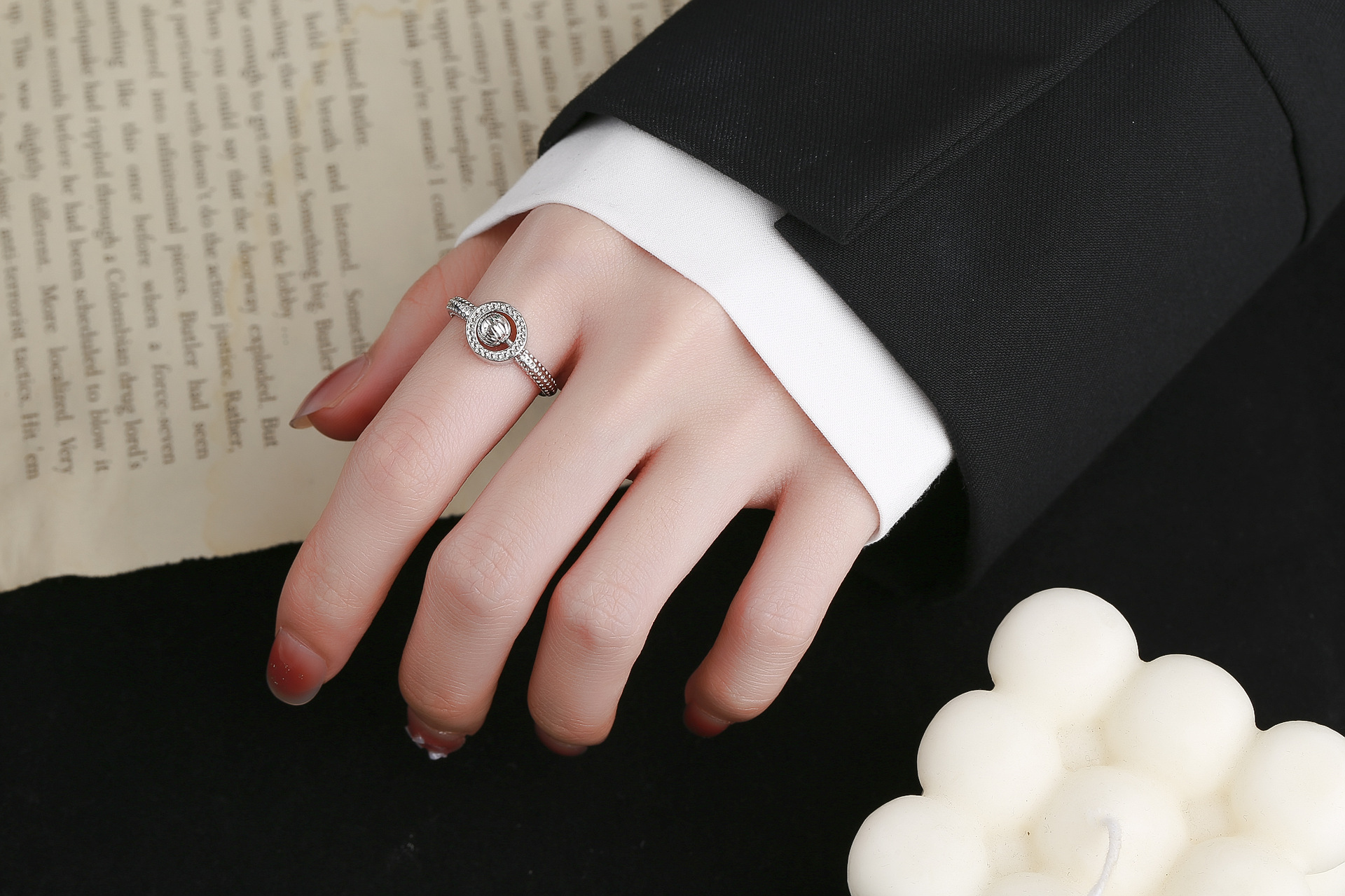 Fashion Oval Copper Rings 1 Piece