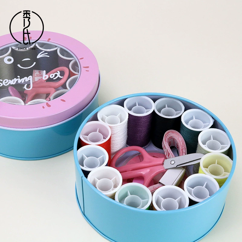 Набор коробок для игл линии игл коробка DIY домашнее швейное дополнение портативная ручная строчка маленький сундук сокровищ коробка для иглы