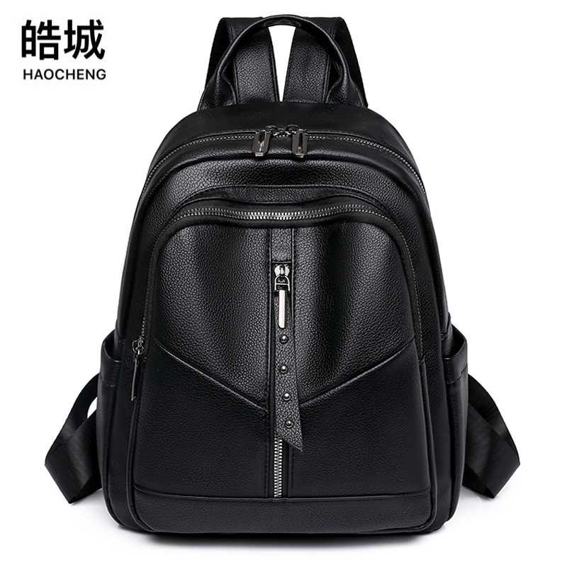 2023 nuevo estilo casual damas remache mochila moda todo fósforo retro gran capacidad mochila de viaje mochila escolar al por mayor