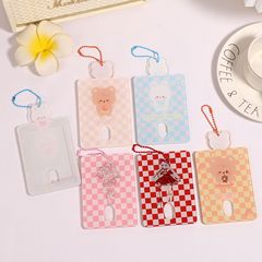 Original new Kaka Bear card holder card brick standing card Guka card holder Gupan desktop card holder small card protection card holder