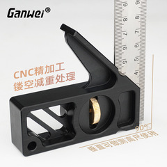 活動角度尺限位尺不鏽鋼鋁合金材質45度直角尺鋼尺限位器CNC