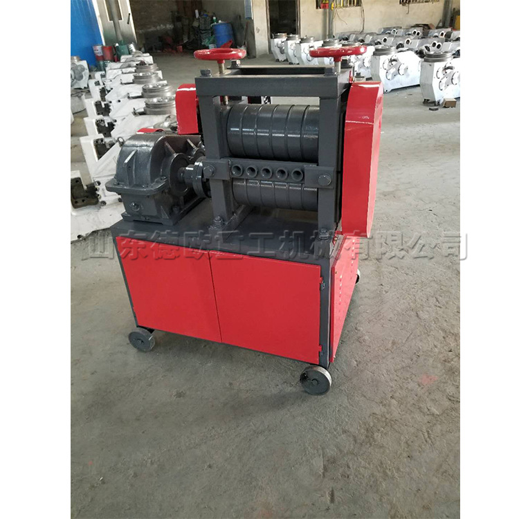 4-10/6-14/12-25废钢调直机 建筑旧钢筋拉直机 废旧钢丝矫直机