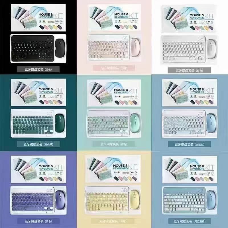 Suitable for iPad Samsung Tablet Portable Lenovo Wireless Bluetooth Keyboard Xiaomi Android Mobile Phone Universal Mouse