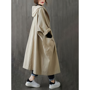K 73437 Plus size hooded windbreaker ��a�Bñ�L�¿羳��