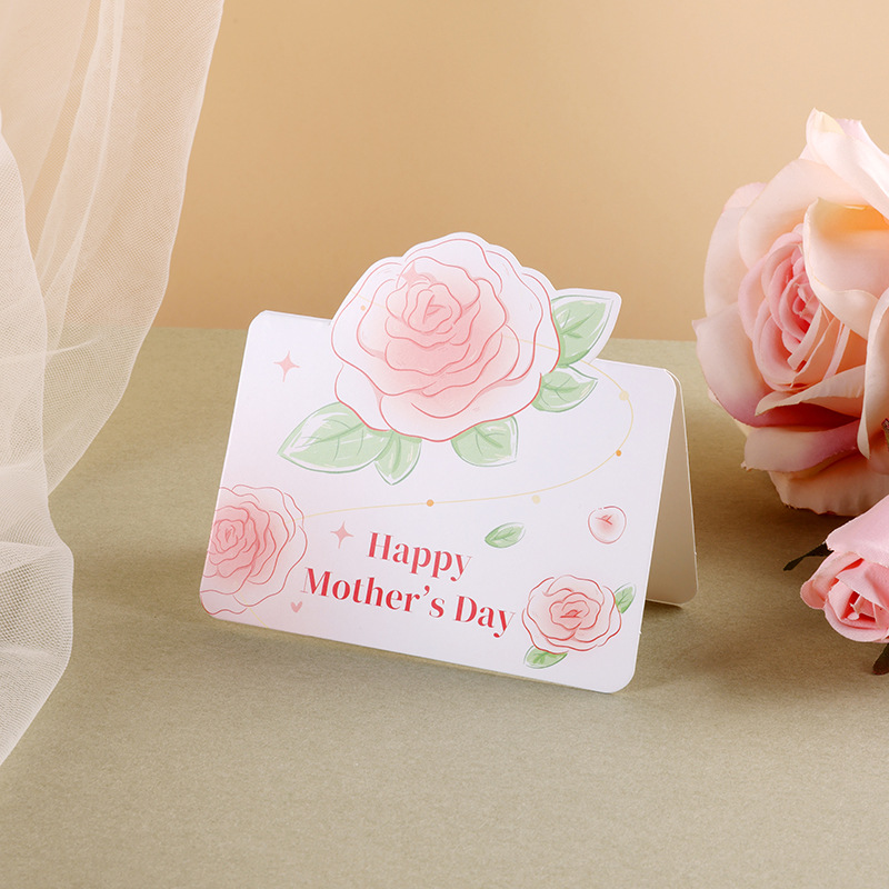 Tarjeta de felicitación del día de la madre, ramo de flores, tarjeta de mensaje, florista, horneado, regalo, tarjeta de regalo, tarjeta de sorpresa para mamá.