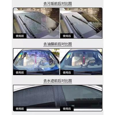 Glass agent Oil Film Dirt Repellent Water