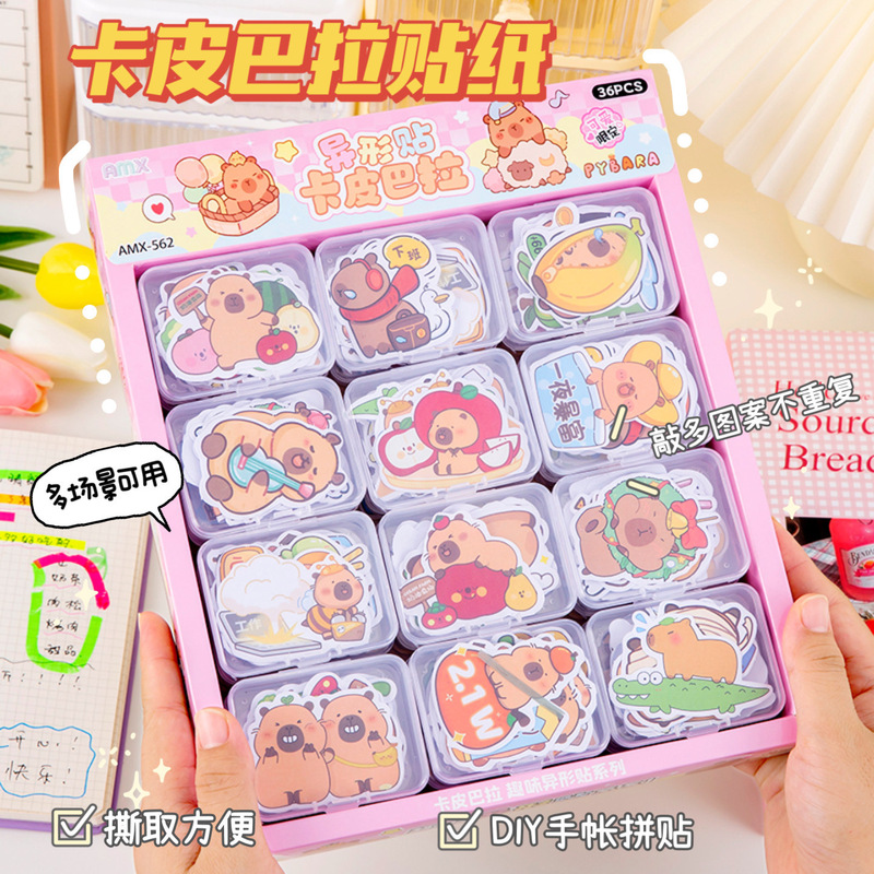 NZ wow three-year-old modeling stickers students adorable Wukong puffer fish shaped note stickers paper cartoon and paper stickers foreign trade