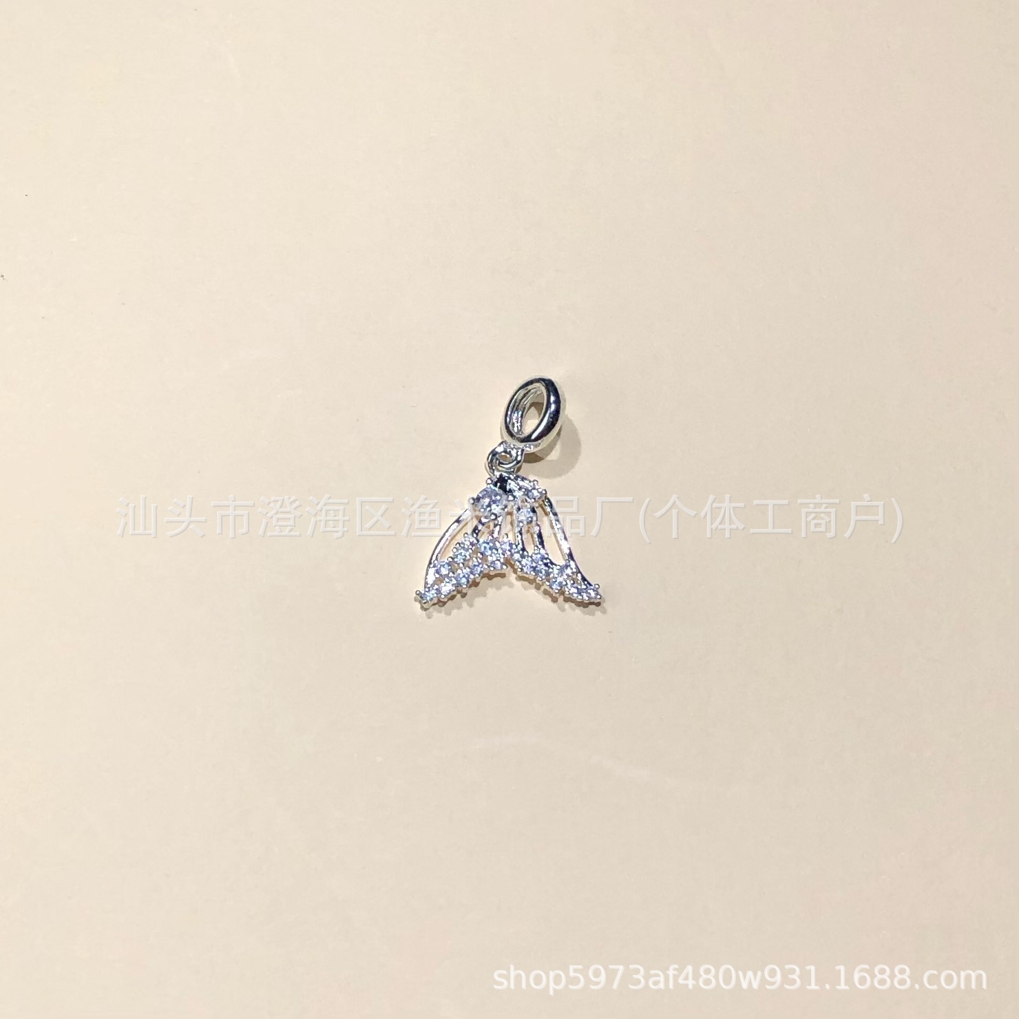 14K Gold-Filled Micro-Paved Zircon Butterfly Tassel Bead Crystal Bracelet Necklace DIY Handmade Accessories Pendant