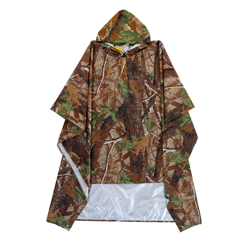Tres en un impermeable mochila montañismo al aire libre senderismo poncho de una pieza unisex multi-funcional ultra-ligero Comercio exterior transfronterizo