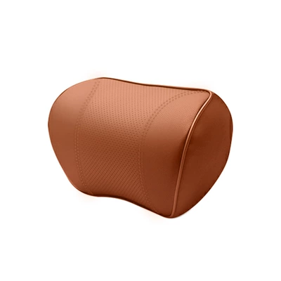 Headrest Headrest Seat Cushion Lumbar Cushion - single-headrest-elegant-brown