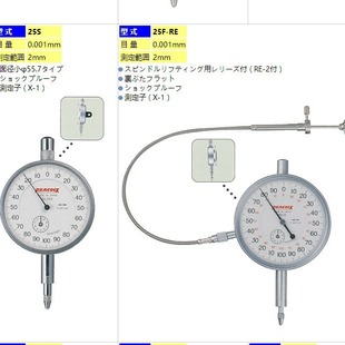 PEACOCK JapaneSe Original Imported PEACOCK Dial Indicator 25F-RE/25S