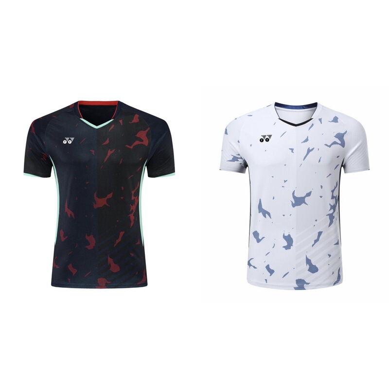 Yy Badminton Clothing Sports Men's and Women's T-Shirt Breathable Quick-Drying Suit Tennis Sports Jersey Volleyball Training Competition Clothing