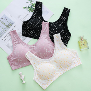 Mother's Bra Modal Thin Underwear Women's Cotton Pullover plus size Comfortable Breathable Middle-aged and Elderly Non-rimless Bra