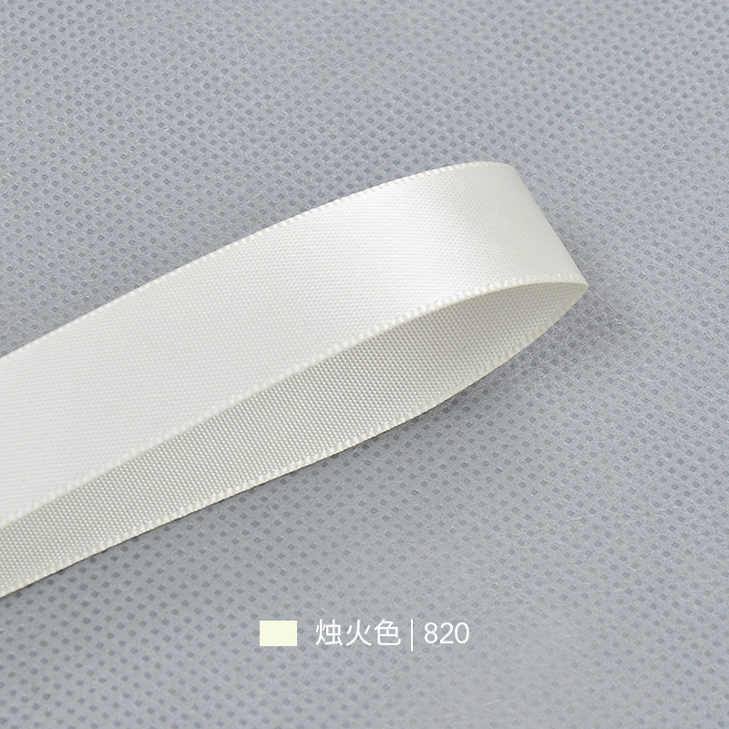 Correas Yao Ming de poliéster liso de una sola cara con cuerda tipo cartera con lazo para embalaje de joyería, cinta para embalaje de regalo