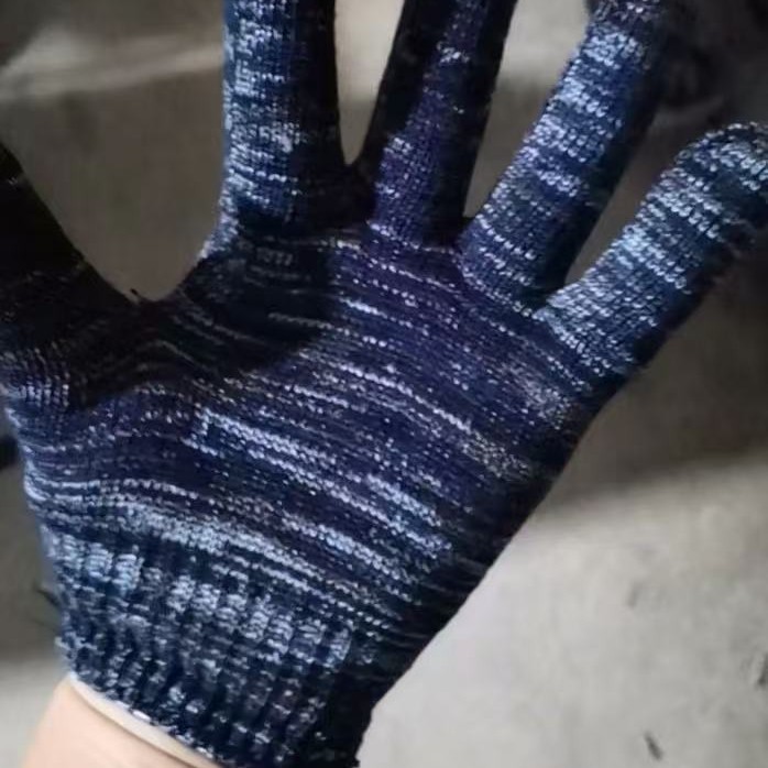 棉纱手套黑加丝小劳保纯棉花线小码大码500克劳保耐磨加厚耐磨