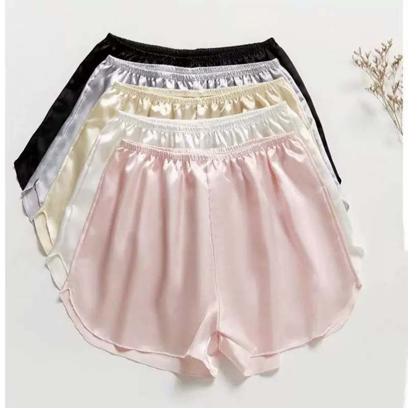 Silk safe trousers, summer thin protective underware, base shorts, western style, oversize