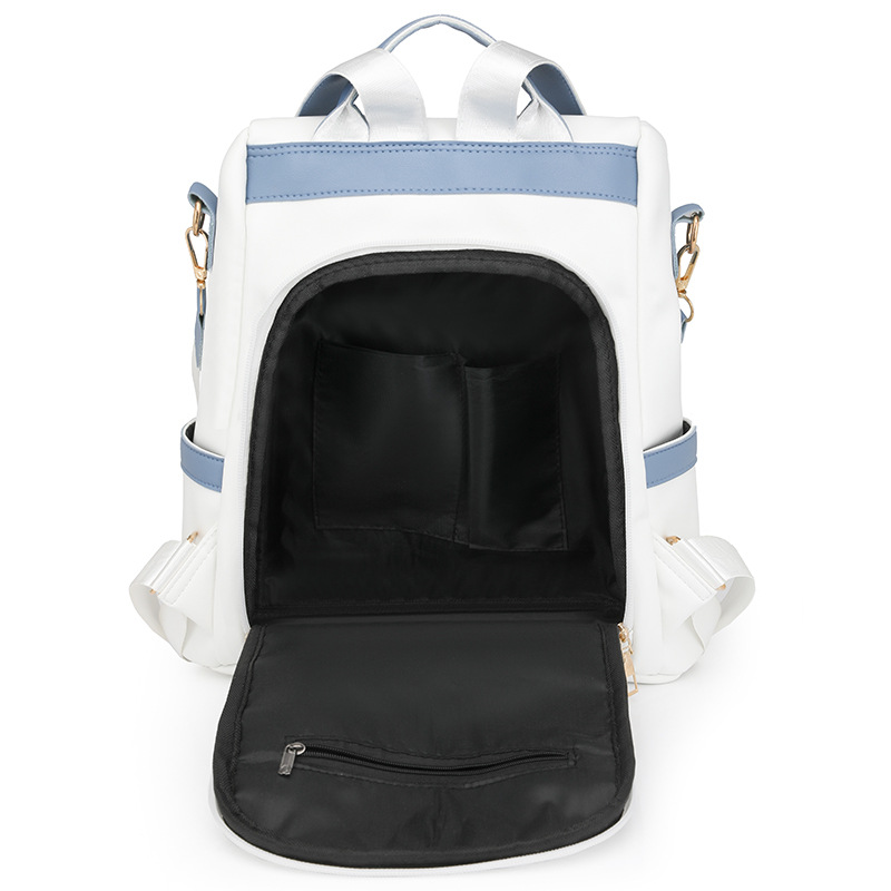 Mochila antirrobo para mujer 2024 nueva versión coreana de cuero suave moda todo fósforo momia bolsa de viaje para mujer mochila de gran capacidad