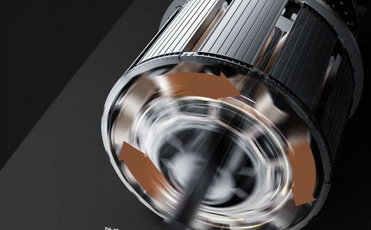 Brushless variable frequency air compressor 220v small oil-free silent air pump woodworking painting high-pressure air compressor