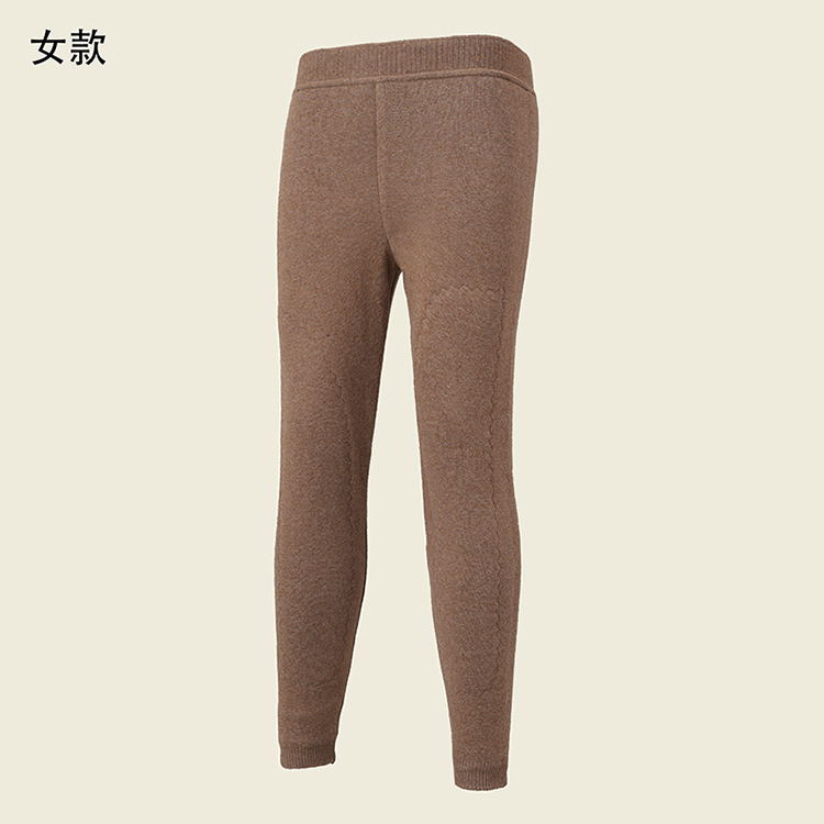 Quần bông ấm mùa đông Hengyuanxiang nam lót lông cừu dày chống lạnh âm 40 độ — Màu xám đậm của nam giới chi tiết 13