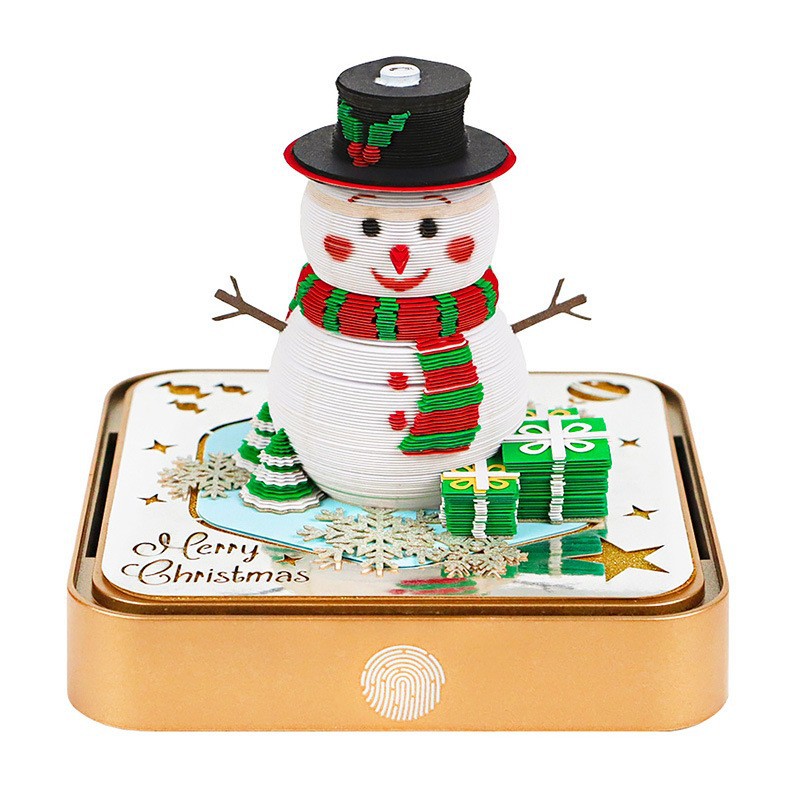 크리스마스 눈사람 - 2026년 영어 달력