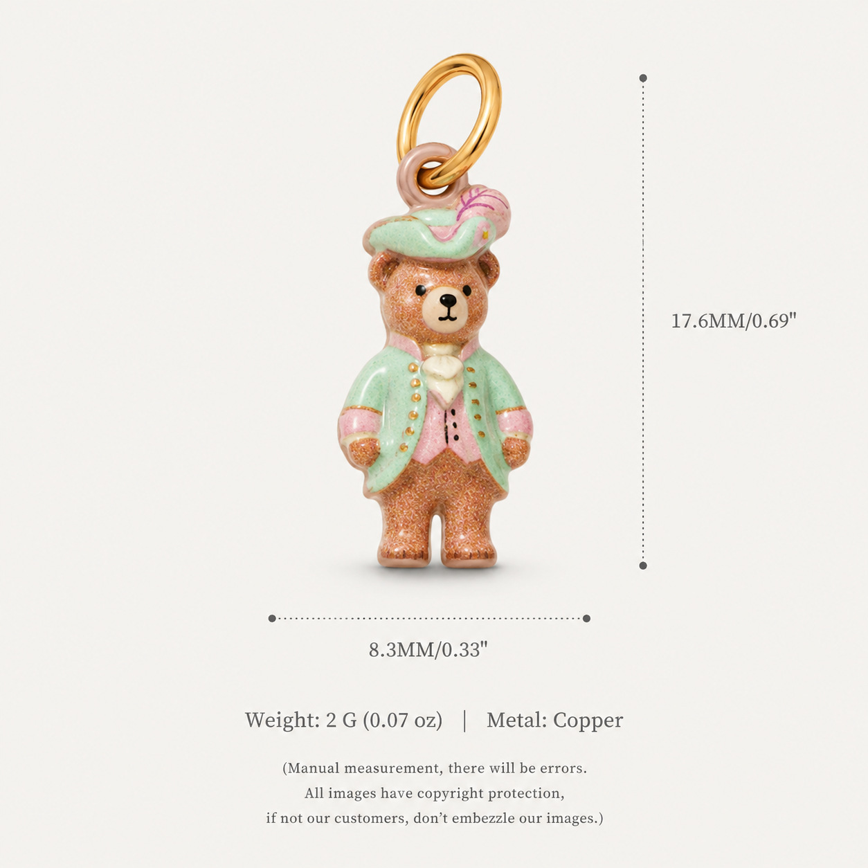 3. Gentleman’s Bear Pendant