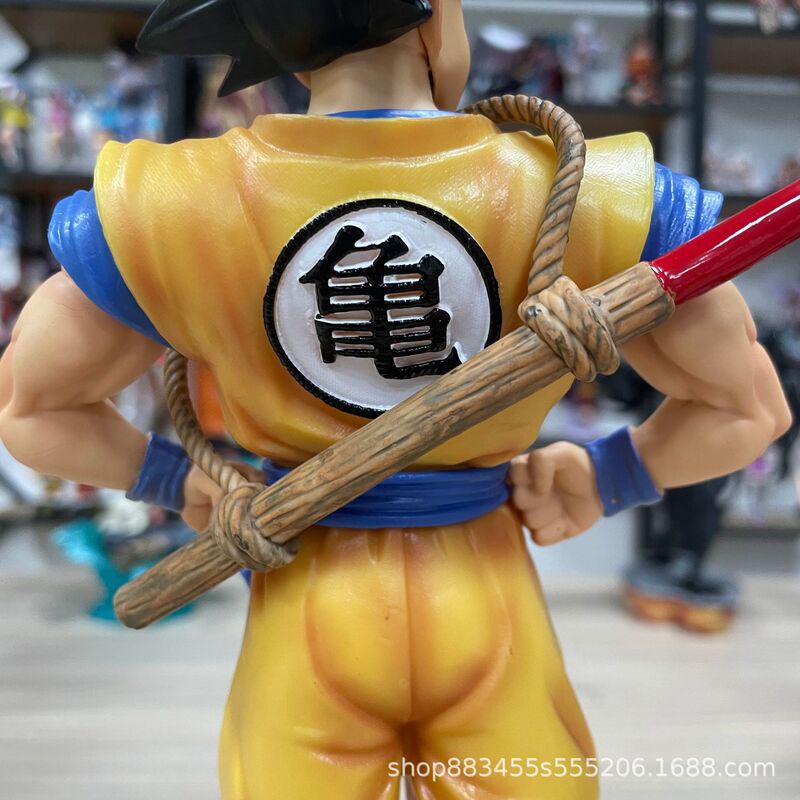 ドラゴンボールフィギュア夢悟空バックスティックフル塗装オフィスデスクトップ装飾品二次元アニメーションフィギュアモデル|undefined
