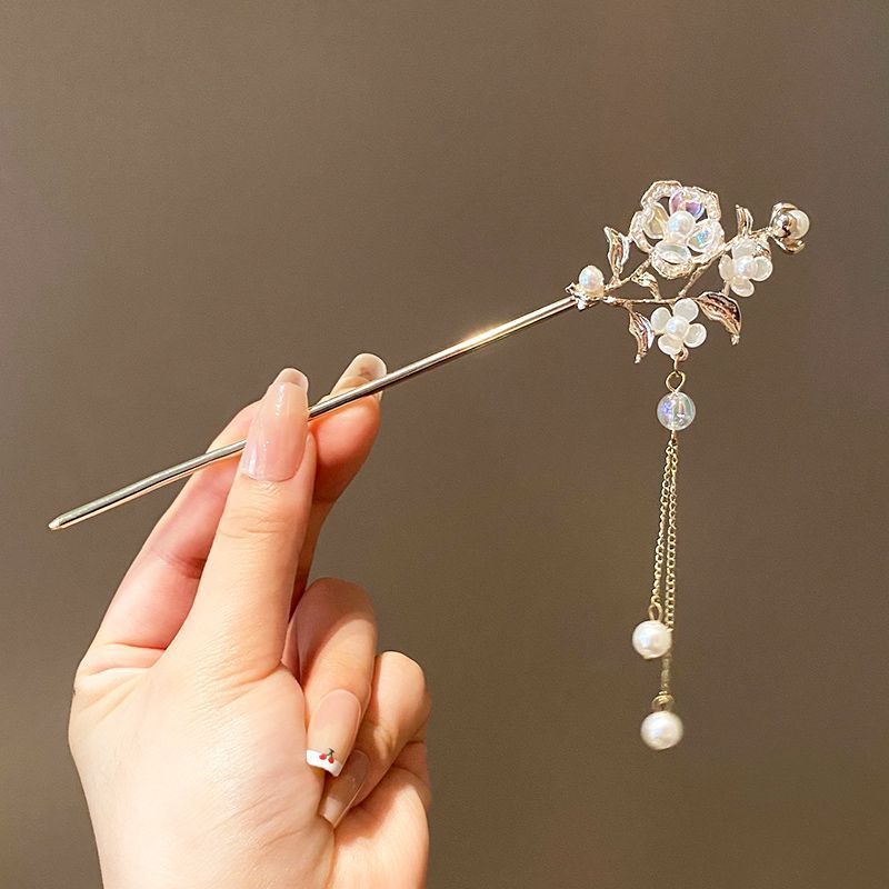 Nuevo estilo chino antiguo clip de cabello para mujeres acristaladas clip de brillo de brillo de alto nivel nuevo estilo chino clip de cabello simple clip