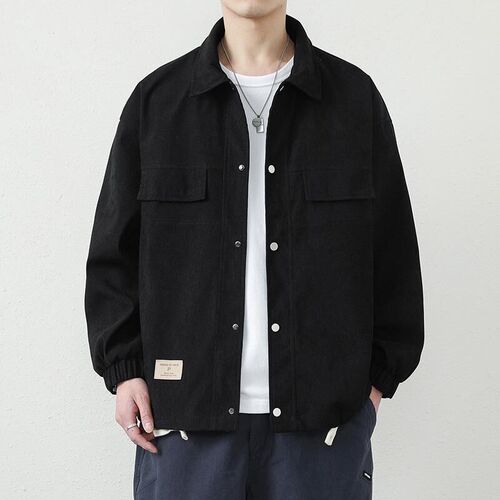 Men's Spring and Autumn Season American Workwear Jacket Vintage Trend Brand Loose Casual Top