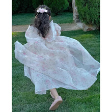 儿童公主裙高级女童夏季礼服生日蓬蓬裙六一演出服在逃公主连衣裙