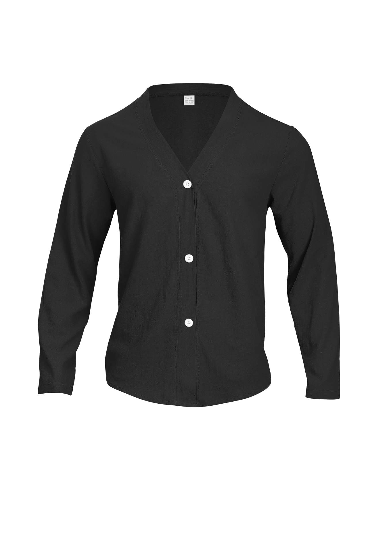 Transfronterizos Europa y América Amazon TEMU otoño nuevo hombre casual de color sólido de punto botón cardigan camisa de manga larga hombre