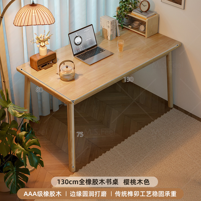 Escritorio de computadora para dos personas dormitorio doméstico contra la pared escritorio de escritorio de escritorio estudiantil tabla de estudio larga escritorio de madera sólida