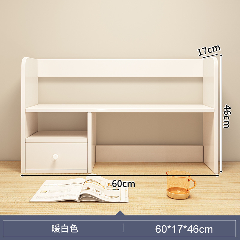 Estante de escritorio estante de almacenamiento de escritorio dormitorio cosas buenas mesa de estudio multi-capa pequeño estante