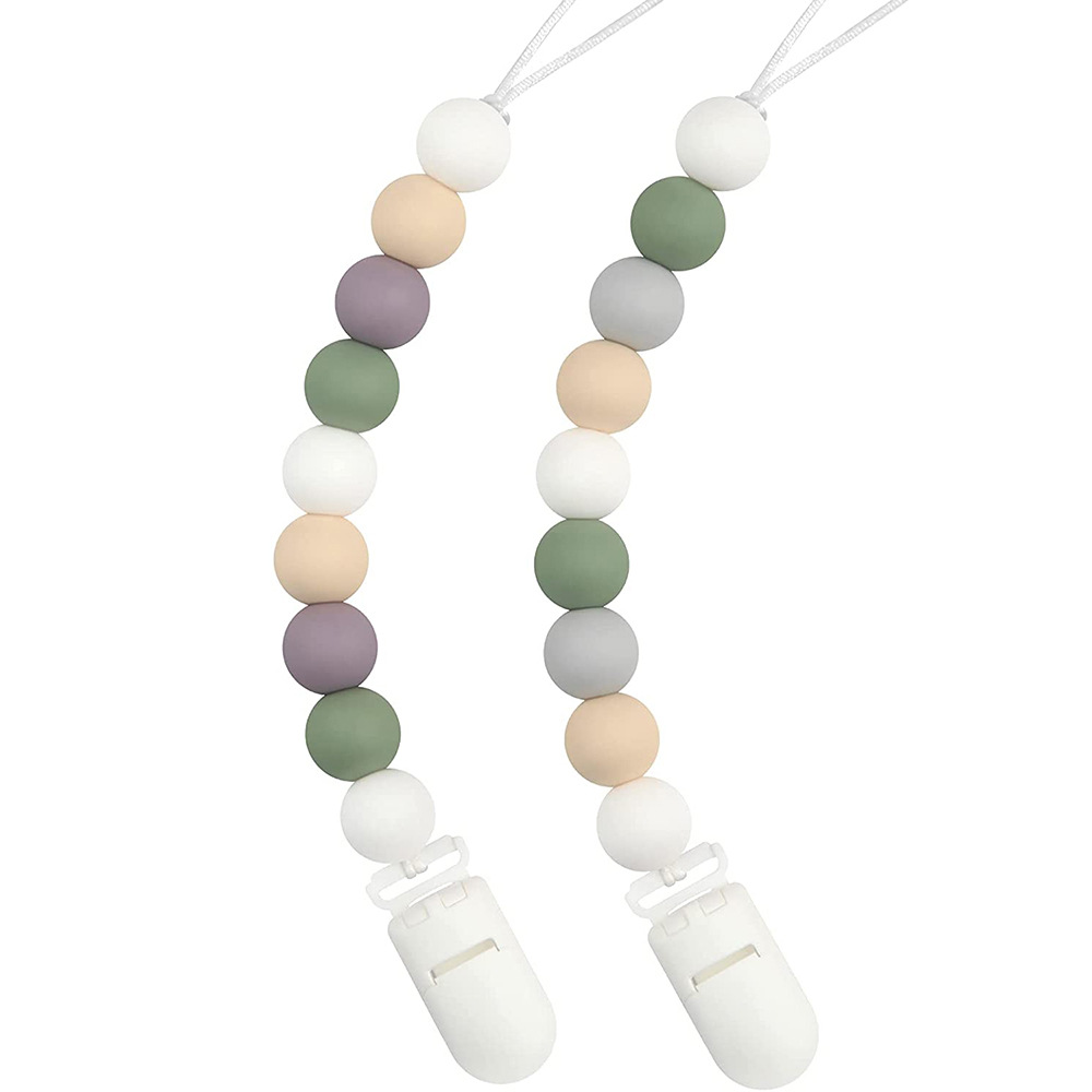 廠家直銷硅膠安撫奶嘴鏈寶寶奶嘴牙膠防掉鏈夾嬰兒車奶瓶掛繩批發(fā)