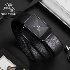 British Paul Official High-Grade Top-Grain Leather Belt for Men, Genuine Leather, Premium Business Gift Quality Belts, Wholesale