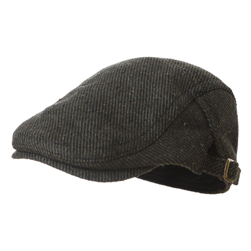 2023 осень и зима Новая саржевая фуражка для родителей и детей Для мальчиков и девочек теплая Ретро британская шляпа берет в Корейском стиле