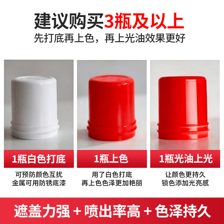 Huangka water-based spray paint, hand-spray paint for walls, white eco-friendly color-changing matte wood paint, varnish, water-based paint