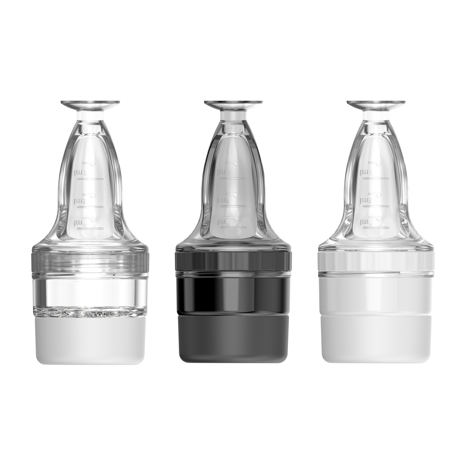 Mino aplicador de medicina del cuero cabelludo cabeza bola masaje medicina dispensador 1mL ridil cuidado del cabello aceite esencial medicina aplicador