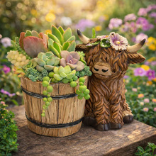 �羳Adorable Ceramic HighlandCow�ɐ۸ߵ�ţ�������@ˇ�[��