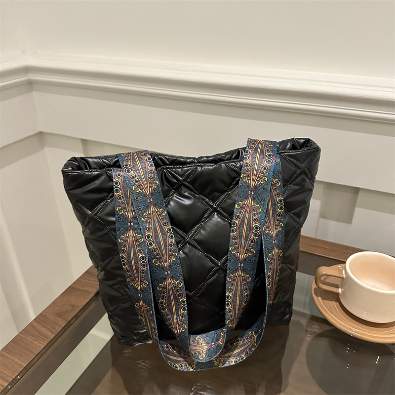 Bolso coreano de diamante para mujeres 2024 nueva moda de invierno bolso de mano casual bordado bolso de hombro bolso de mano